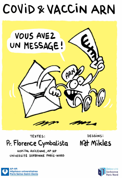 Covid et vaccin ARN – Une bande dessinée pour mieux comprendre le fonctionnement du vaccin ARN