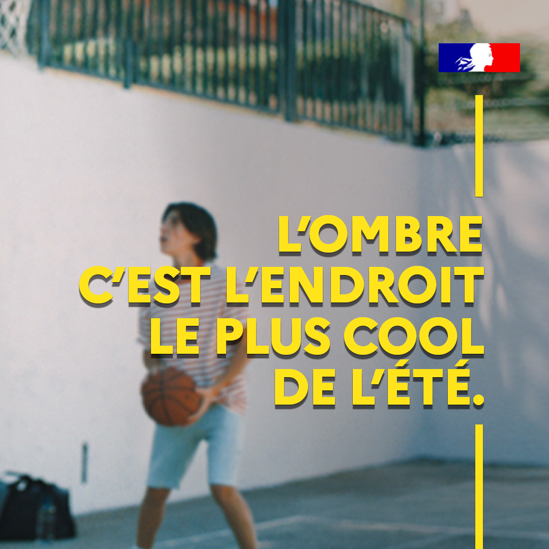 L’Institut national du cancer lance une nouvelle campagne d’information : « L’ombre, c’est l’endroit le plus cool de l’été ! »